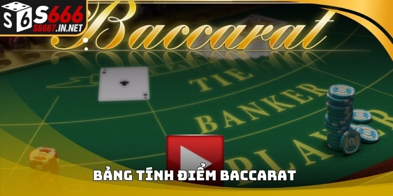 Bảng tính điểm minh họa Thuật ngữ baccarat cần biết