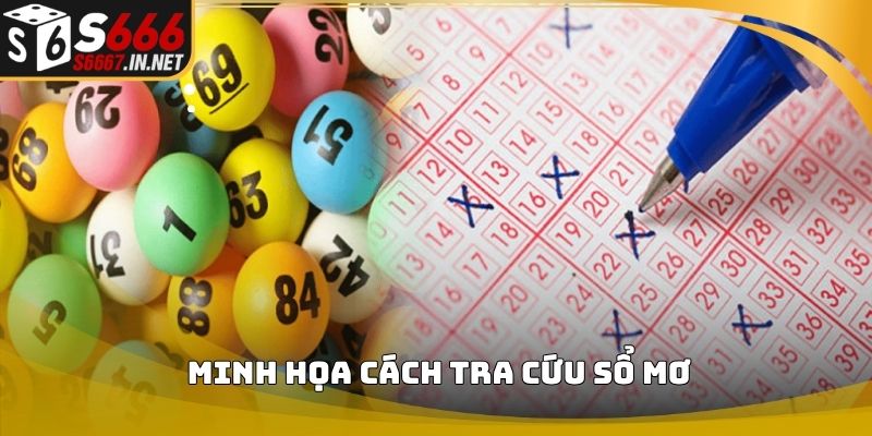 Minh họa cách tra cứu sổ mơ