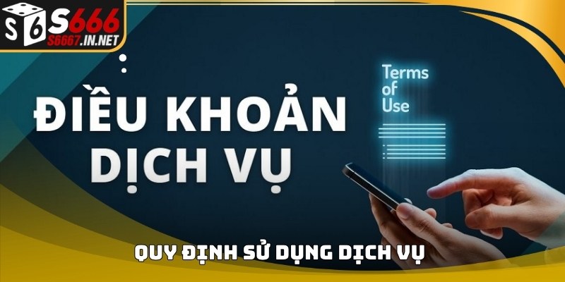 Quy định sử dụng dịch vụ trong Điều khoản và điều kiện tại S666